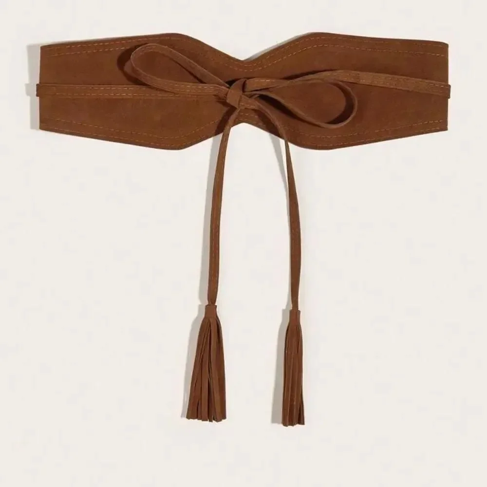 Elegant Brown Waist Belt S127